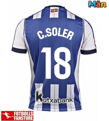 Real Sociedad Carlos Soler #18 Hemmatröja 2025-26 Kortärmad